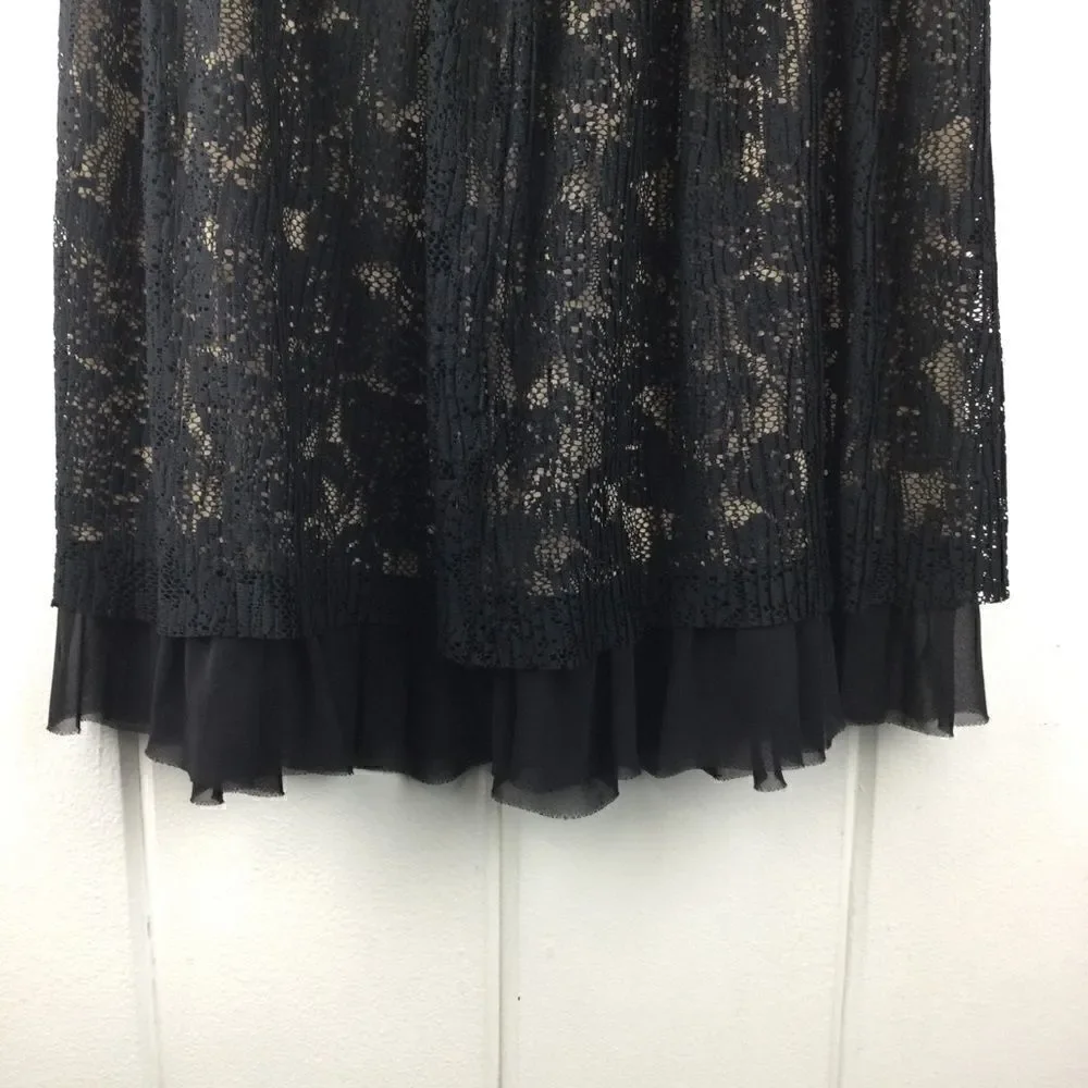 Rachel Rachel Roy Black Lace A-line Skirt - 6‎
